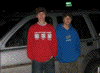 Michael and Thomas with the Freelander